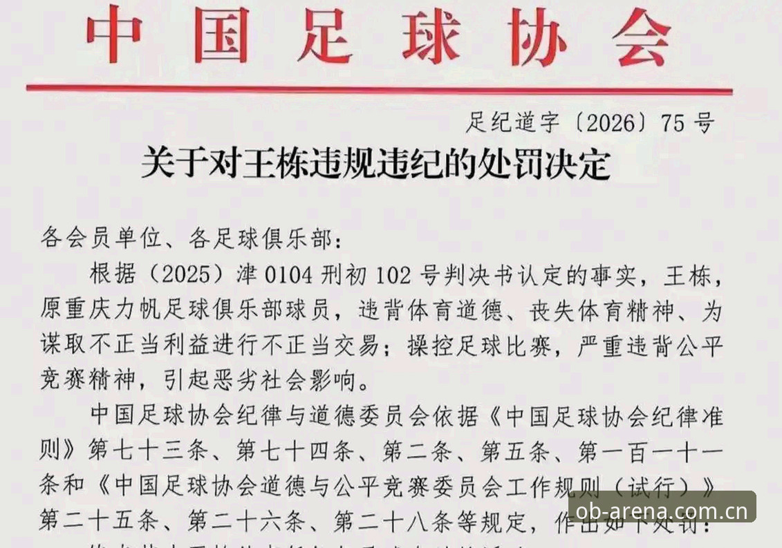 中国足协第三批禁足名单完整解读：如何在OB体育平台获取最新赛事动态指南
